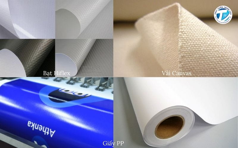 Các chất liệu in bandroll phổ biến